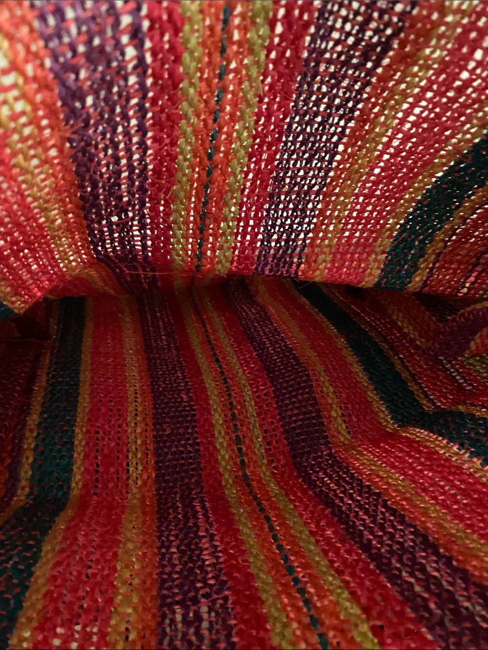 Vintage 80’s 100% Henequen Hand Woven In Mexico Tote - Picture 5 of 8